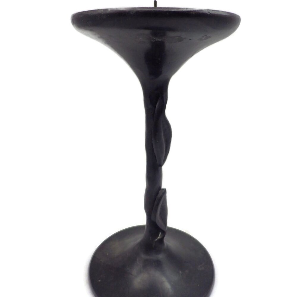 Illuminations Metal Pillar Candle Stand/ Holder/ Vine and Leaves